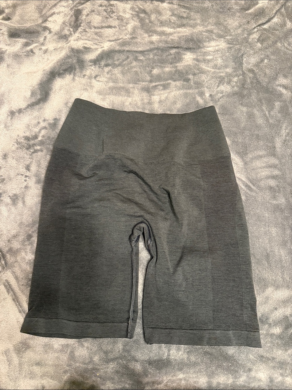 Alphalete Black High-Rise Seamless Bike Shorts